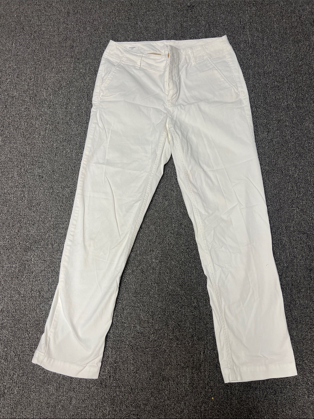 Women’s White Casual Cotton Pants